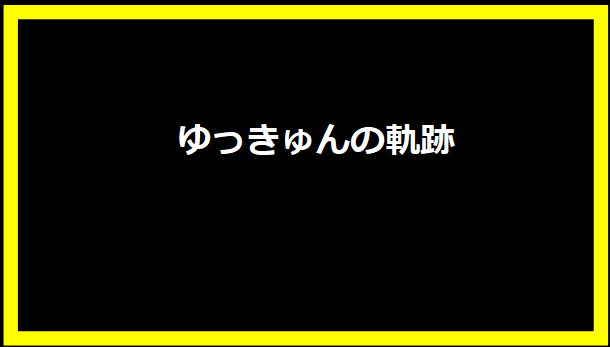 ゆっきゅんの軌跡