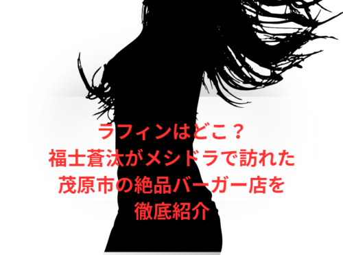 ラフィンはどこ?福士蒼汰がメシドラで訪れた茂原市の絶品バーガー店を徹底紹介